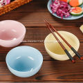 Colorful Porcelain Ceramic Soup Rice Bowl